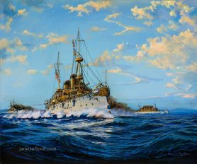 Print of USS Olympia