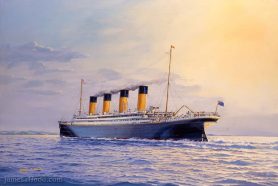 RMS Titanic Approaching Queenstown