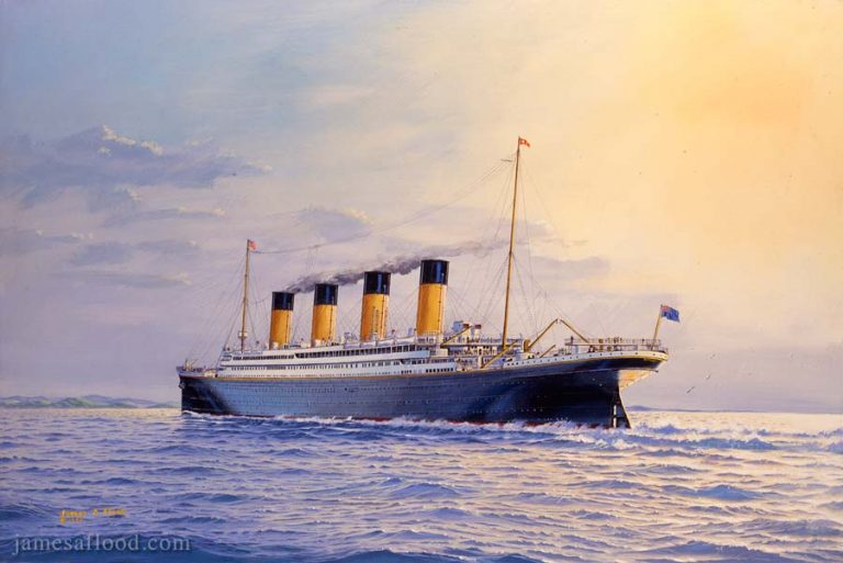 RMS Titanic Approaching Queenstown