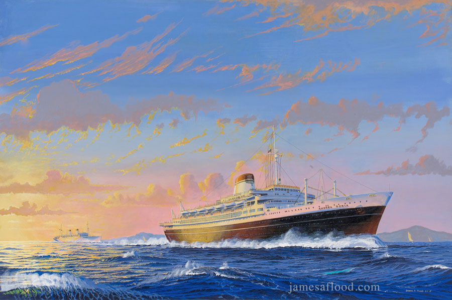 SS Andrea Doria - James A Flood Artist