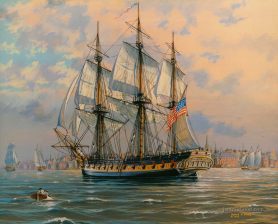 USS Boston in Boston Hharbor, 1804
