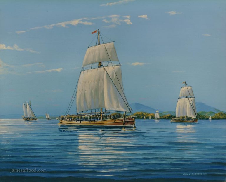 USS Boston 1776, Gundalow