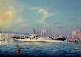 Painting of USS Oriskany