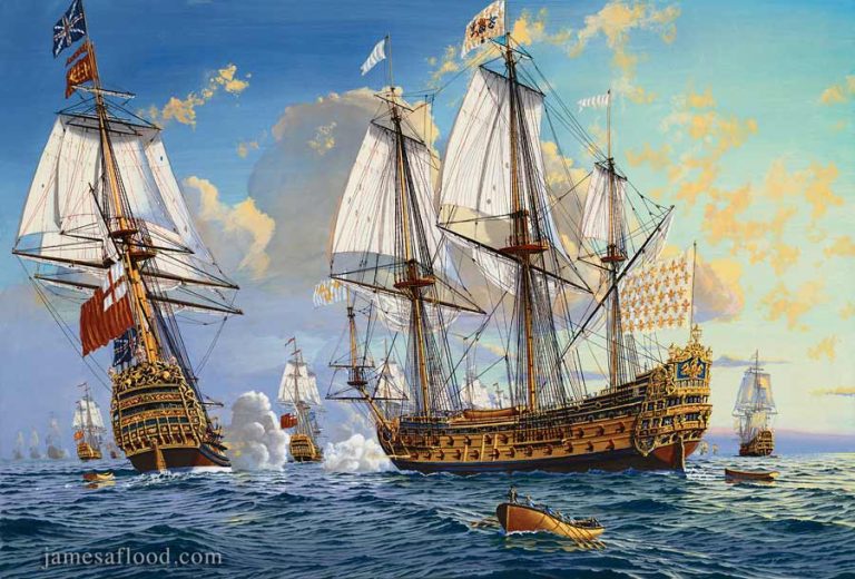 Soleil Royal and HMS Britannia