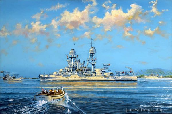 USS Arizona Art Print