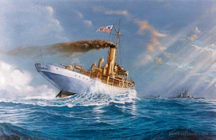 Painting of USCGC Modoc