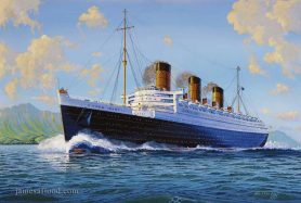 Queen Mary Sea Trials, 1936 Art Print