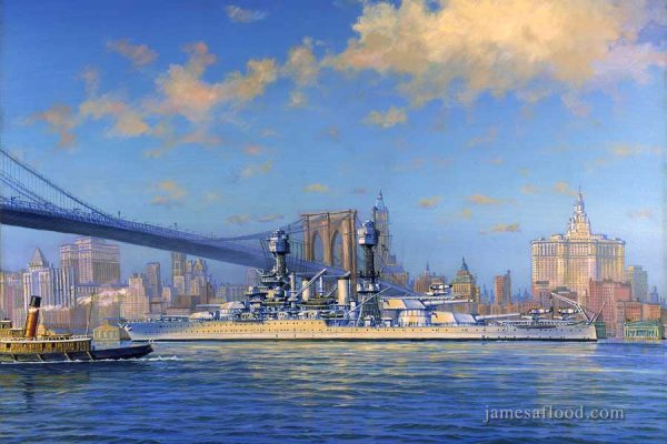 USS West Virginia Art Print