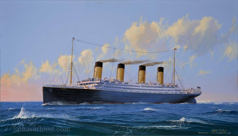 RMS Titanic Sunset