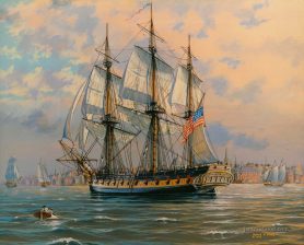 USS Boston 1799 Art Print