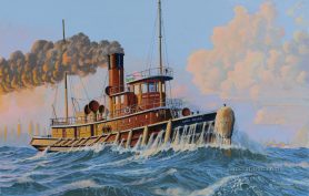 Lady Helen Tugboat painting