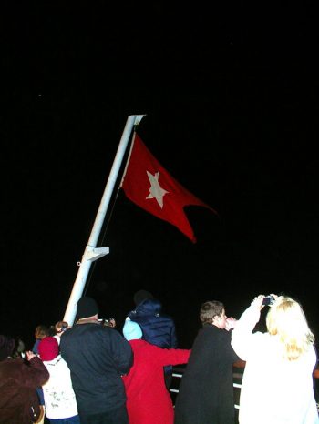 Titamic Memorial Flag Raising